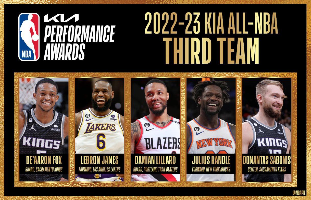 All-NBA 3rd Team 11 mai 2023