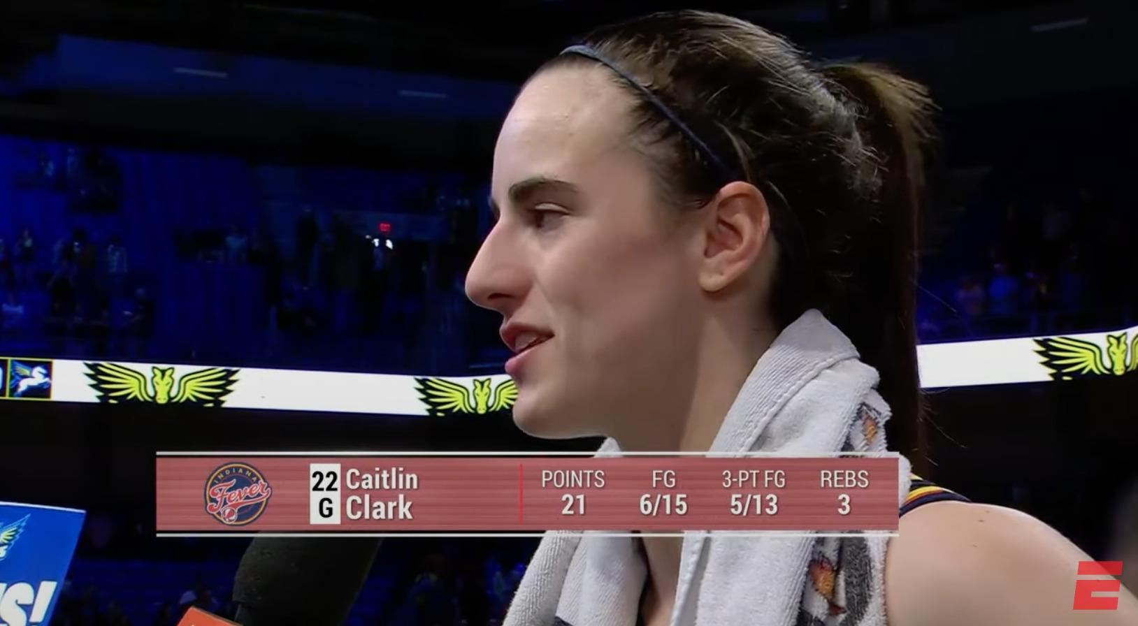 Caitlin Clark Indiana Fever 4 mai 2024